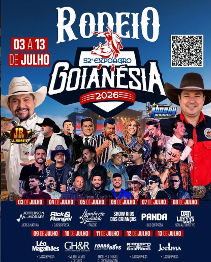 Expoagro Goianésia 2026 terá 11 dias de festa