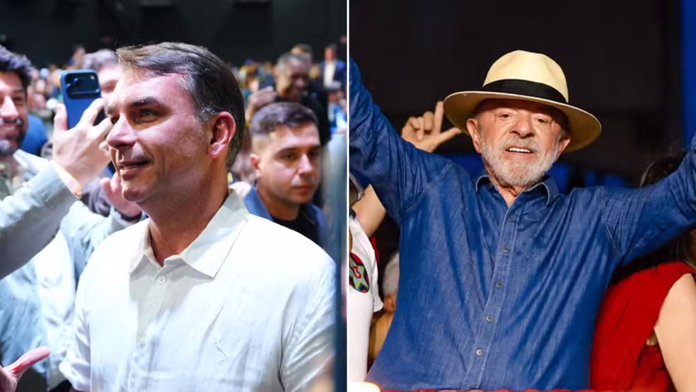 Quaest, 2º turno: Flávio Bolsonaro, 45%; Lula, 44%